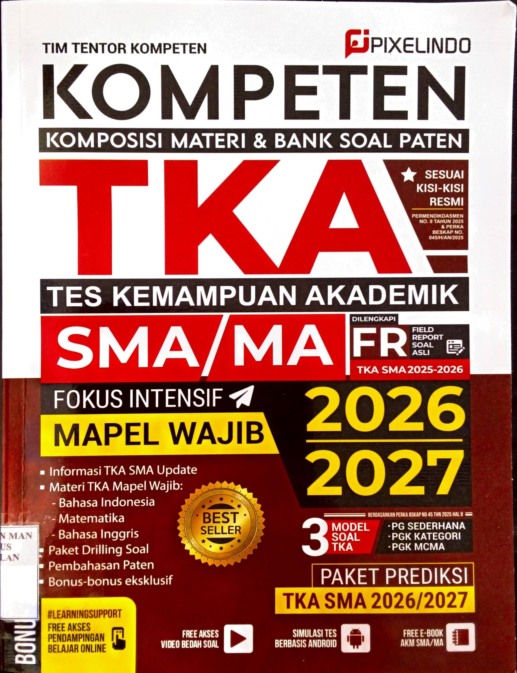 Kompeten TKA SMA/MA Mapel Wajib 2026/2027