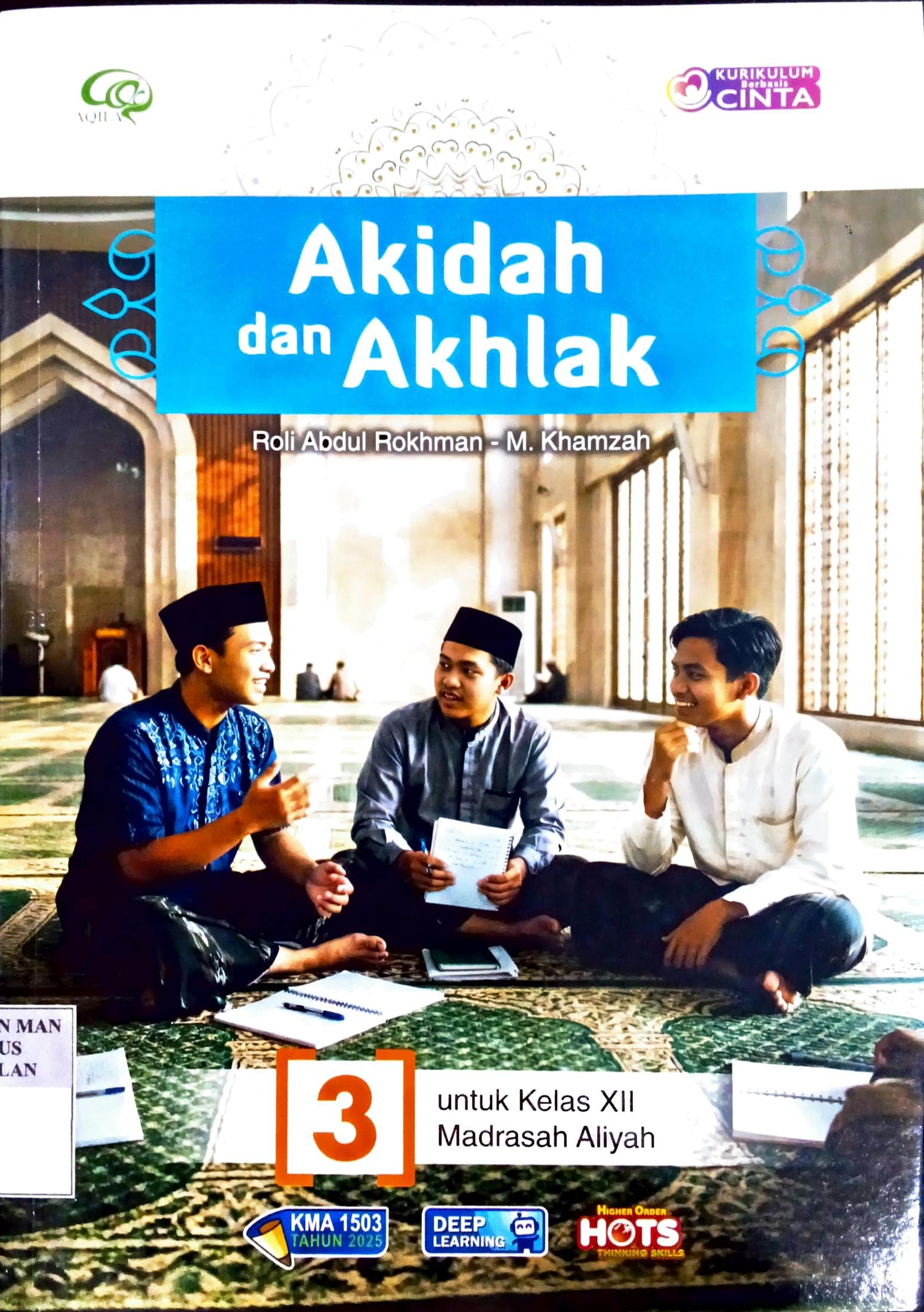Akidah dan Akhlak 3 untuk Kelas XII MA